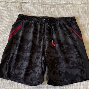 Black Camo Athletic Shorts